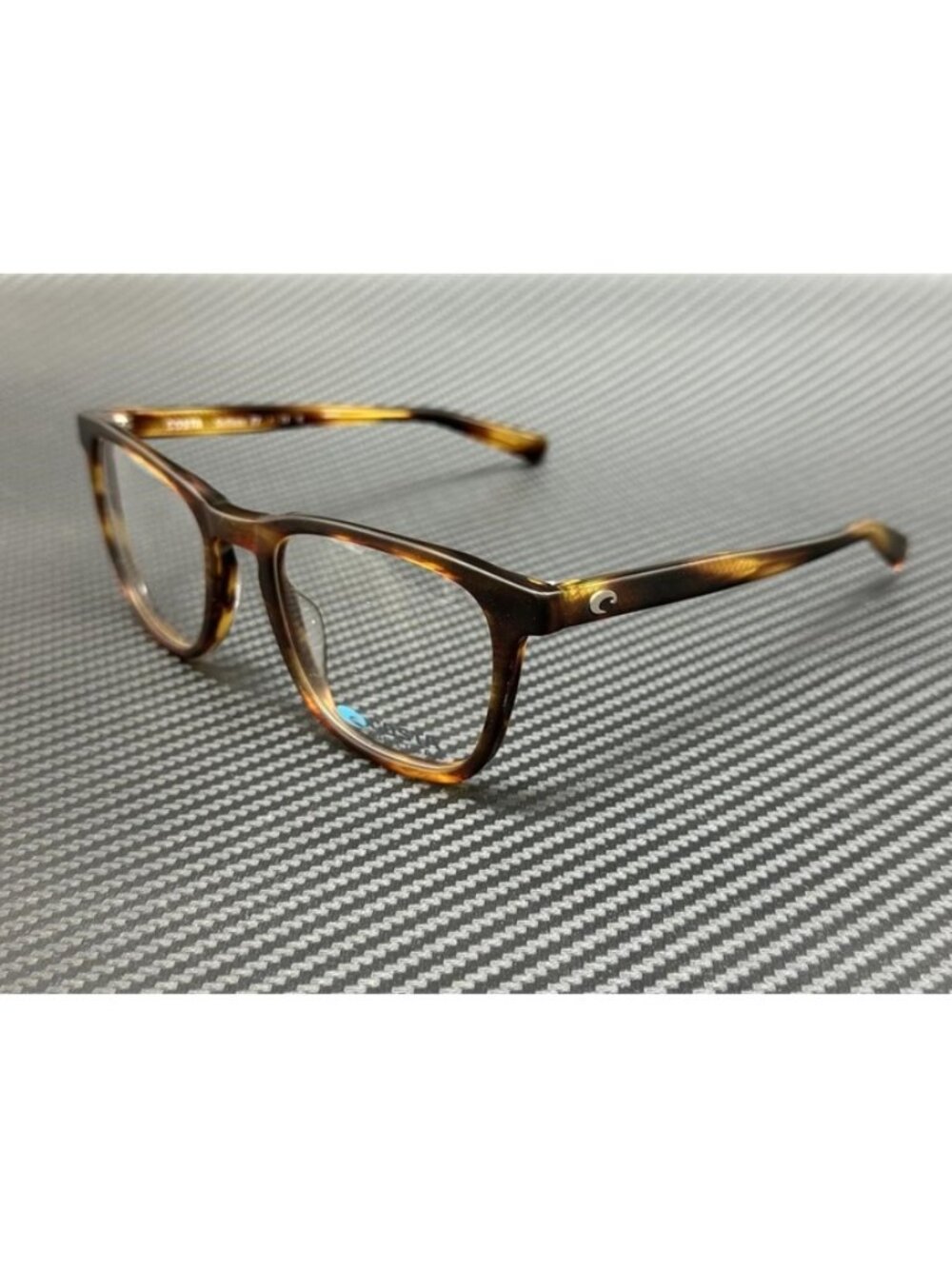 New Costa Del Mar Men Matte Tortoise Eyeglasses 53-20-140